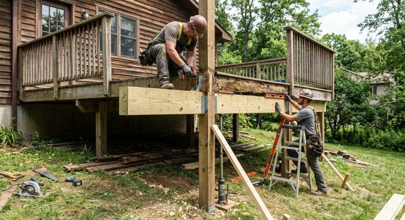 Deck Beam Repair in Redmond, WA