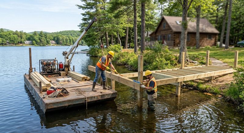 Boat Dock Construction in Alpharetta, GA
