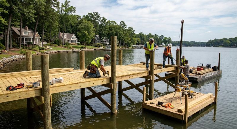 Boat Dock Construction in Alpharetta, GA
