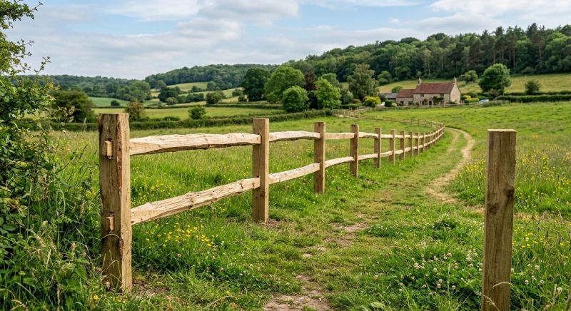 Rustic Fence Installation in Pearland, TX