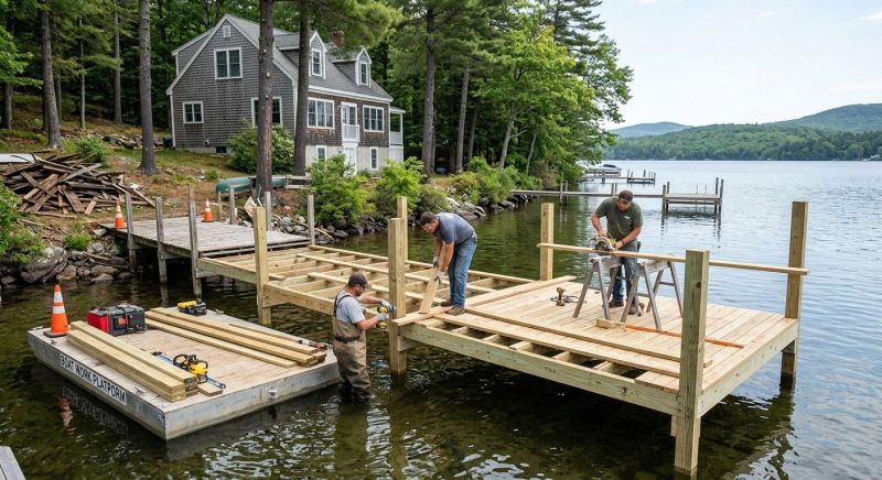 Water Dock Installation in Overland Park, KS