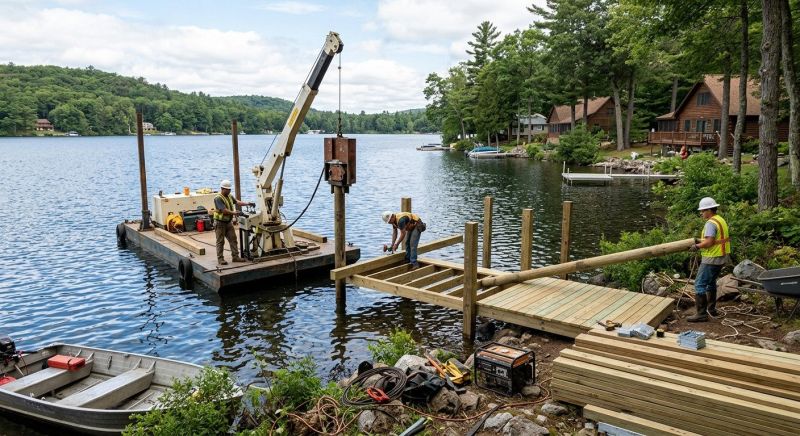 Water Dock Installation in Olathe, KS